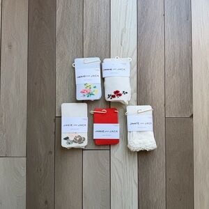 Janie & Jack Set Of 5 Girls Tights